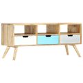 vidaXL TV skrinka 110x35x48 cm masívne mangovníkové drevo