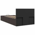 vidaXL Hydraulický posteľný rám+úložný priestor, látka 100x200 cm