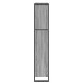 vidaXL Knižnica 80 x 30 x 155 cm Kompozitné drevo Sivý Sonoma
