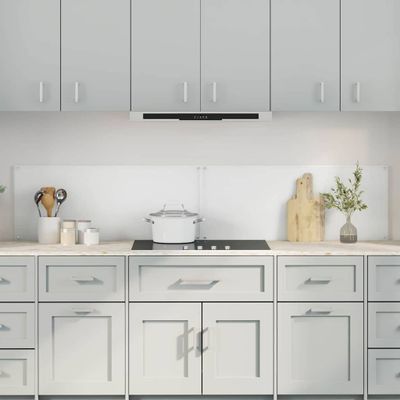 vidaXL Kuchynský obklad 2 pcs Priehľadná 100 x 40 cm tvrdené sklo