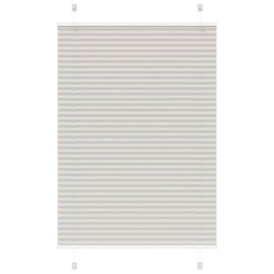 vidaXL plisovaná roleta svetlosivá 100x150 cm šírka látky 99,4 cm