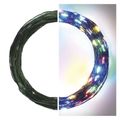 LED vianočná nano retiazka zelená, 15 m, vonkajšia aj vnútorná, multicolor, časovač