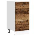 vidaXL Spodná skrinka “Lyon” Old Wood 40x46x81,5 cm Engineered Wood