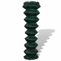 vidaXL Drôtené pletivo, oceľ 1,5x15 m, zelené