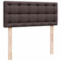 vidaXL Boxspring posteľ s matracom tmavohnedá 120x190 cm látka