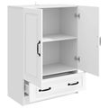 vidaXL Servírovacia skriňa Biela 66 x 34,5 x 92 cm Kompozitné drevo
