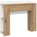vidaXL Čelo postele skrinka Dub artisan 100 cm Kompozitné drevo