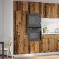vidaXL Skrinka na chladničku “Lyon” Old Wood 60x57x207 cm