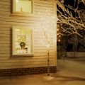 vidaXL LED strom s dizajnom bielej brezy 240 teplých bielych LED 300cm