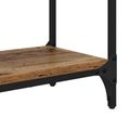 vidaXL Konzolový stôl Staré drevo 75 x 29 x 75 cm Kompozitné drevo
