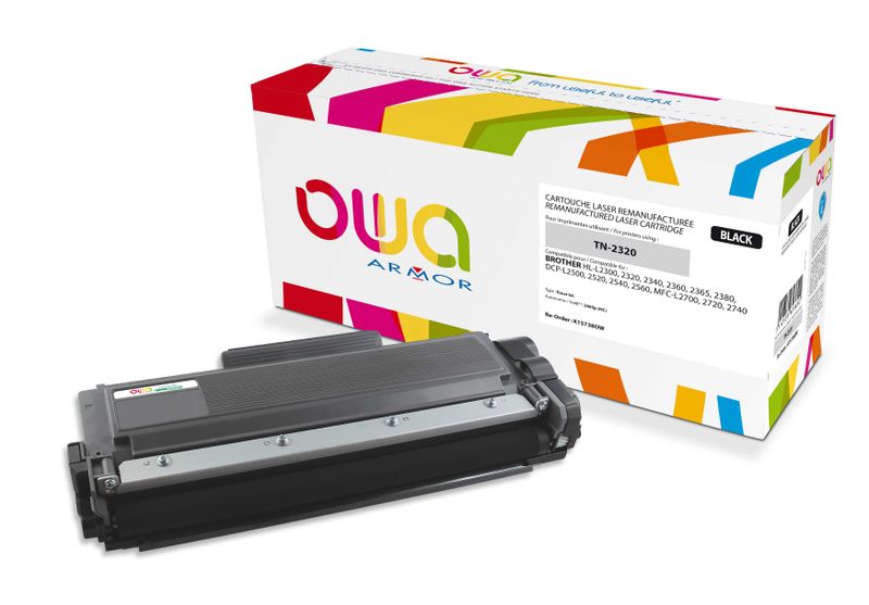 OWA Armor toner kompatibilný s Brother TN-2320, 2600st, čierna/black