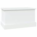vidaXL Úložný box biely 50x30x28 cm, umelé drevo