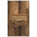 vidaXL Nočný stolík 2 ks Staré drevo 50 x 32,5 x 80cm Kompozitné drevo