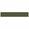 VidaXL kvetináč Olive Green 280x40x40 cm Oceľ valcovaná za studena