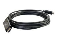 USB C to HDMI Adapter Cable - 4K 60Hz - M/M - Kábel video/audio - USB-C s pinmi (male) reverzné do HDMI s pinmi (male) - 3,05 m - čierna - podporuje 4K