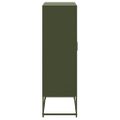 vidaXL Vysoká skrinka olivovozelená 68,5x38,5x123,5 cm oceľ