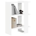 vidaXL Regál na knihy 2 úrovní 52 x 25 x 71,5 cm Kompozitné drevo