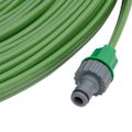 vidaXL 3-rúrková zavlažovacia hadica zelená 15 m PVC