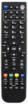 Univerzálny preprogramovateľný diaľkový ovládač DI-WAY UNI RC56G 4IN1 dou black Univerzálny preprogramovateľný diaľkový ovládač DI-WAY UNI RC56G 4IN1 dou black
