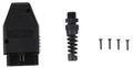 Zástrčka OBD-II so 16 pinmi na montáž vlastného kábla MECHANIC CABLE 29, čierna SIXTOL