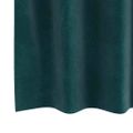 vidaXL Zatemňovacie závesy 2 ks Tmavozelená 140 x 260 cm Zamat