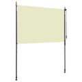 vidaXL Vonkajšia zatemňovacia roleta krémová 200x270 cm
