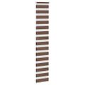 vidaXL Zebra roleta hnedá 40x200 cm šírka látky 35,9 cm polyester