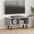 vidaXL TV stolík 68,5 x 35 x 35 cm Sivý Sonoma Kompozitné drevo