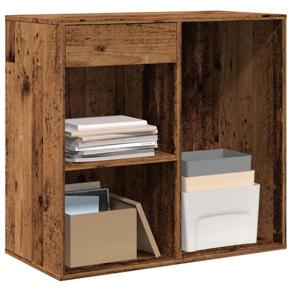 VidaXL Kozmetická skrinka Old Wood 80x40x75 cm Engineered Wood
