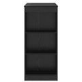 vidaXL Barový stôl 95 x 47 x 103,5 cm Kompozitné drevo Čierny dub