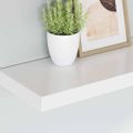 vidaXL Plávajúca nástenná polica, biela 50x23,5x3,8 cm, MDF