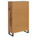 vidaXL Highboard Staré drevo 69,5 x 30 x 115 cm Kompozitné drevo