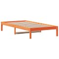 vidaXL Denná posteľ bez matracom voskovo hnedá 80x200cm masívna borovica