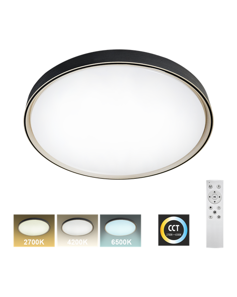 LED stropní svítidlo TR-617C - EBRO 36W 3420lm ø50cm CCT + ovladač Trixline