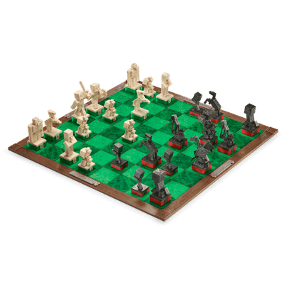Šachovnica Minecraft - Hrdinovia vs. Príšery