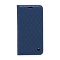 Puzdro Smart Caro pre Honor 600 / Honor 600 Pro námornícka modrá