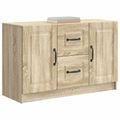 vidaXL Servírovacia skriňa Dub sonoma 89 x 34,5 x 57 cm