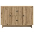 vidaXL Servírovacia skriňa Dub artisan 89 x 34,5 x 60 cm