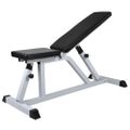 vidaXL Posilňovacia lavica so sadou činiek barbell a dumbbell 30,5 kg