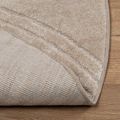 vidaXL Koberec do interiéru GALATI Béžová Ø 160 CM Polyester