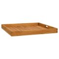 vidaXL Servírovací podnos 70x70 cm masívne tíkové drevo