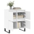 vidaXL Komoda biela 60x35x70 cm spracované drevo