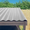 vidaXL Strešné panely 36 ks pozinkovaná oceľ strieborné 60x36 cm