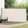 vidaXL Zaťahovacia bočná markíza na terasu 600x170 cm, krémová