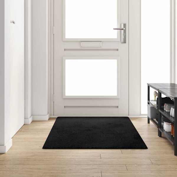 vidaXL Behúň koberec Čierna 100 x 200 cm 100% Polypropylén Tuft