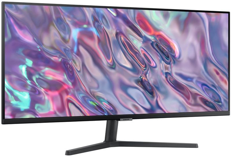 Samsung ViewFinity/S50GC/34"/VA/3440x1440/100Hz/5ms/Black/2R LED monitor, 34", VA, 3440x1440, 21:9, 100Hz, 5ms, 300cd/m2, 2x HDMI, DisplayPort, VESA, cerný, en. tr. G