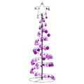vidaXL LED vianočný stromček s ozdobami 100 LED teplá biela 150 cm