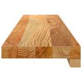 vidaXL Okenný parapet 2 ks svetlohnedá 90x15x2 cm dubový masív