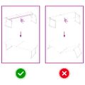vidaXL Stolová doska svetlohnedá 140x50x(2-6)cm ošetrený masív hrany
