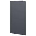 vidaXL Záhradné kvetináče 2 ks antracit trojuholník 40x34,5x75 cm oceľ